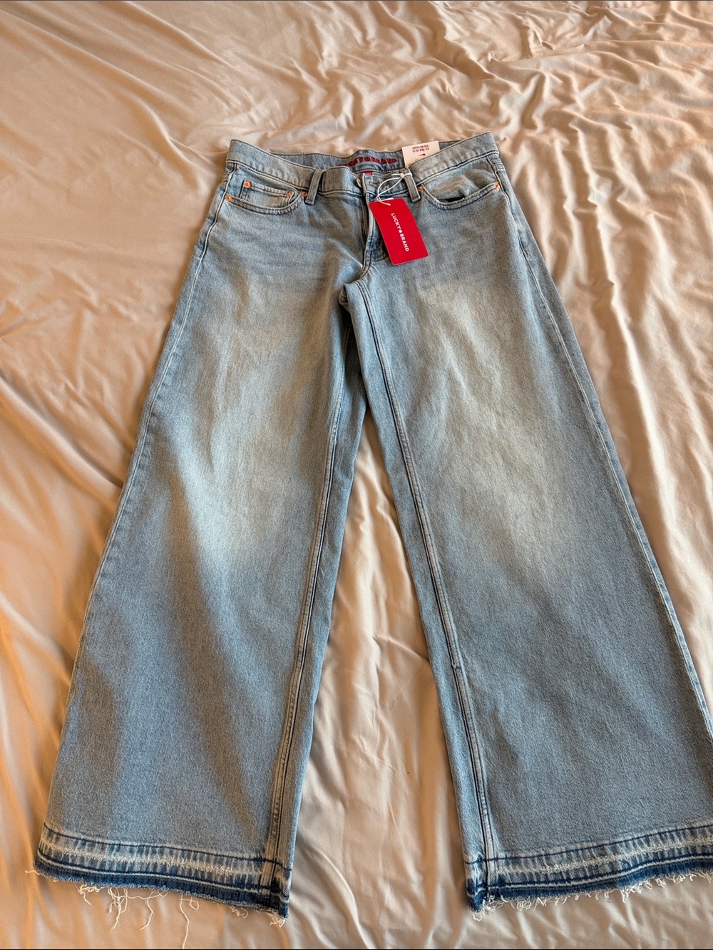 Lucky Brand Light Blue Wide-Leg Jeans